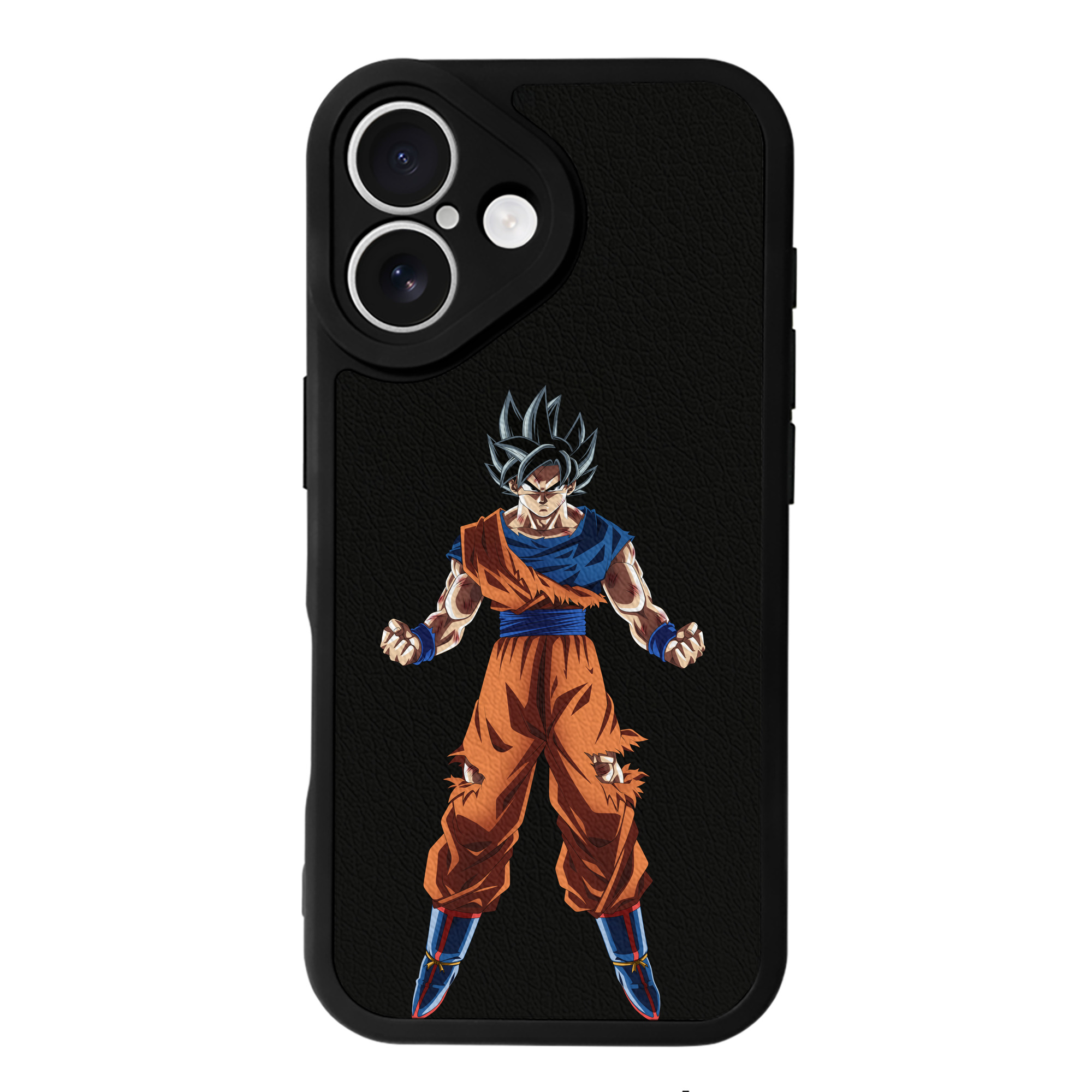 （画像用） ドラゴンボール 孫悟空（そん ごくう）Son Goku カカロット DRAGON BALL Kakarotto 【iPhone 16シリーズ対応】シリコンスマホケース（レザー調） 材質：シリコン